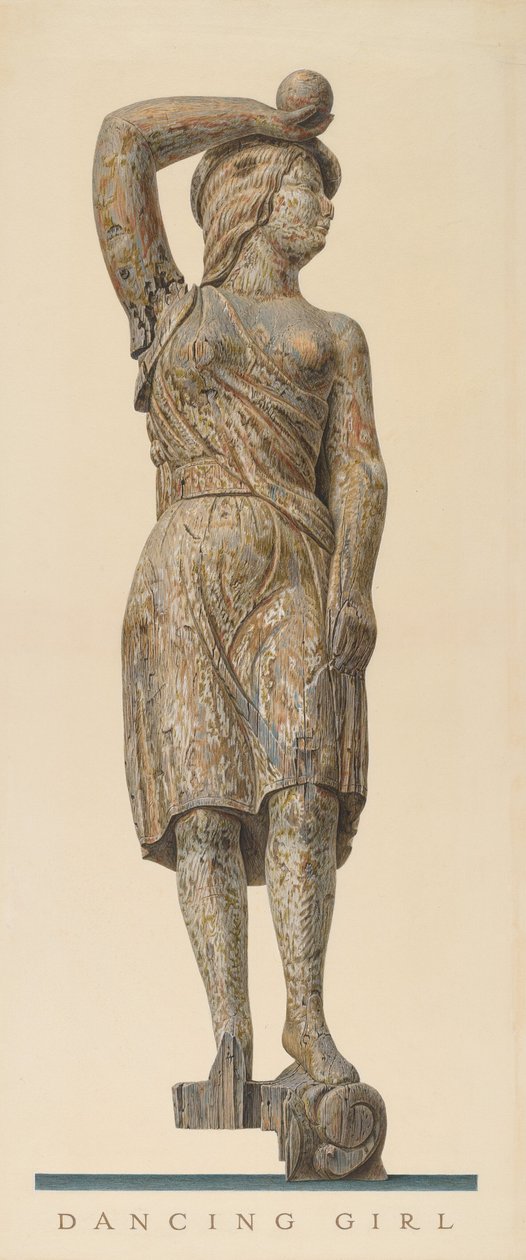 Cirkusvognfigur: "Dancing Girl" af John Matulis