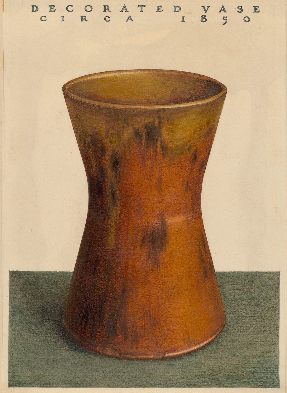 Vase, ca. 1936. af John Matulis