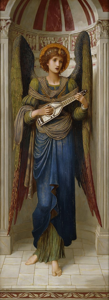 Engle, 1895 af John Melhuish Strudwick