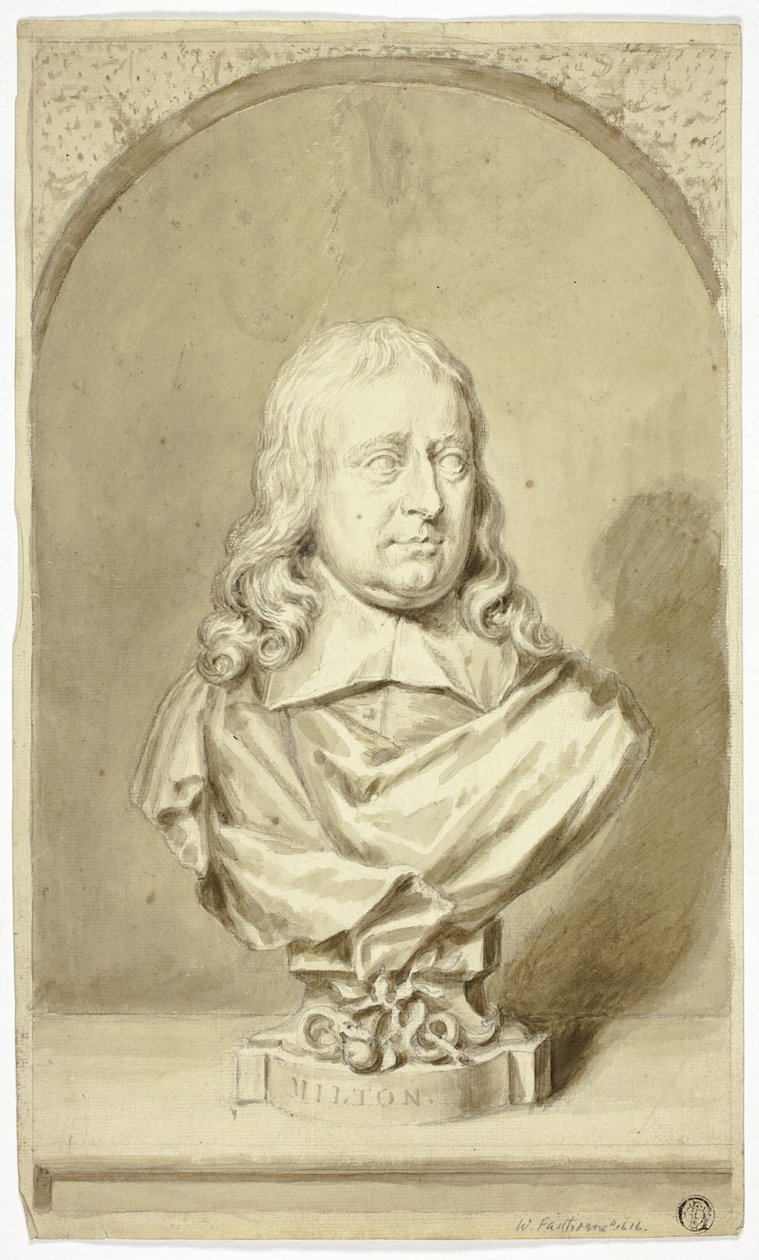 Buste af Milton af John Michael Rysbrack