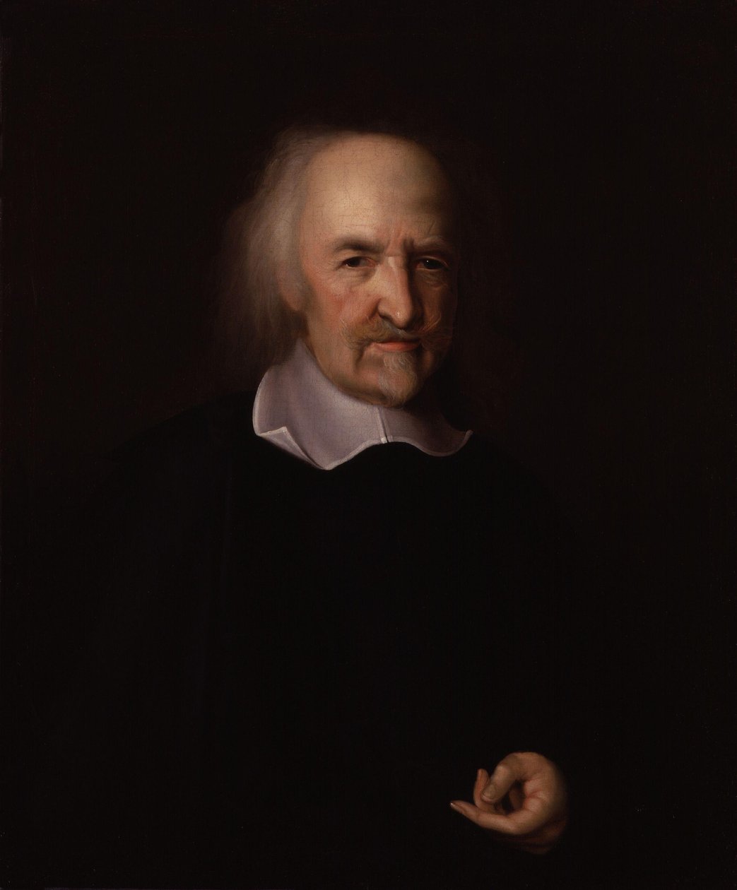 Portræt af Thomas Hobbes, 1669-70 af John Michael Wright