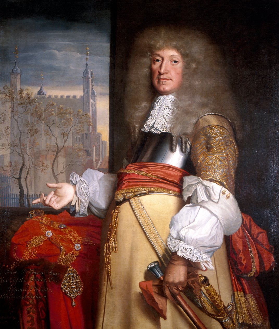 Sir John Robinson, overborgmester 1662. af John Michael Wright