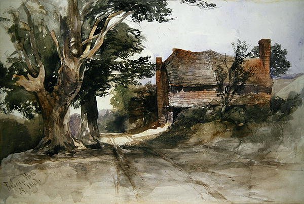 Et gammelt sommerhus ved Tunbridge Wells af John Middleton