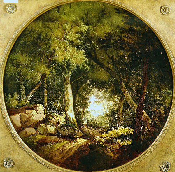 Skovbanen (olie på lærred) af John Middleton