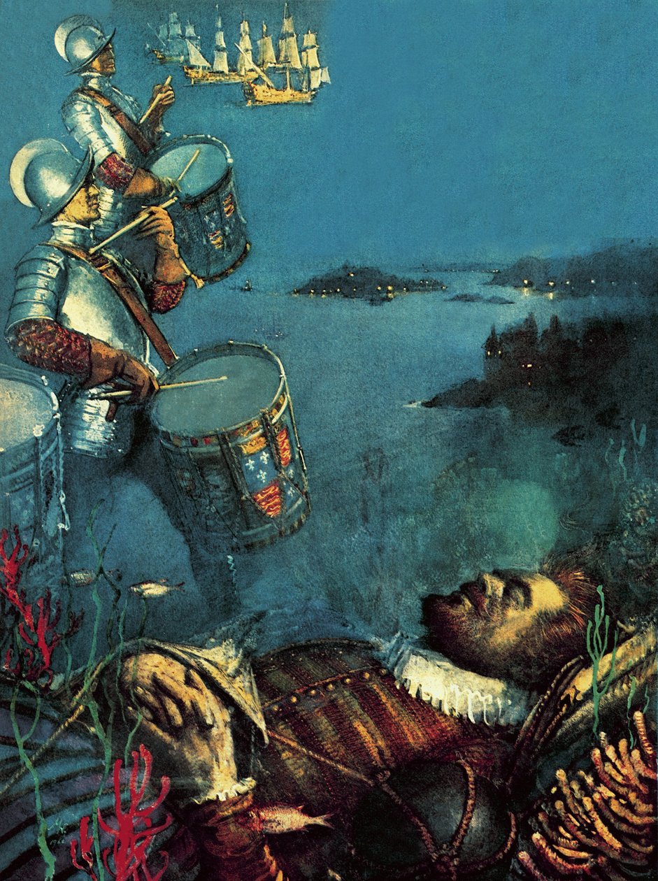 Drakes tromme af John Millar Watt