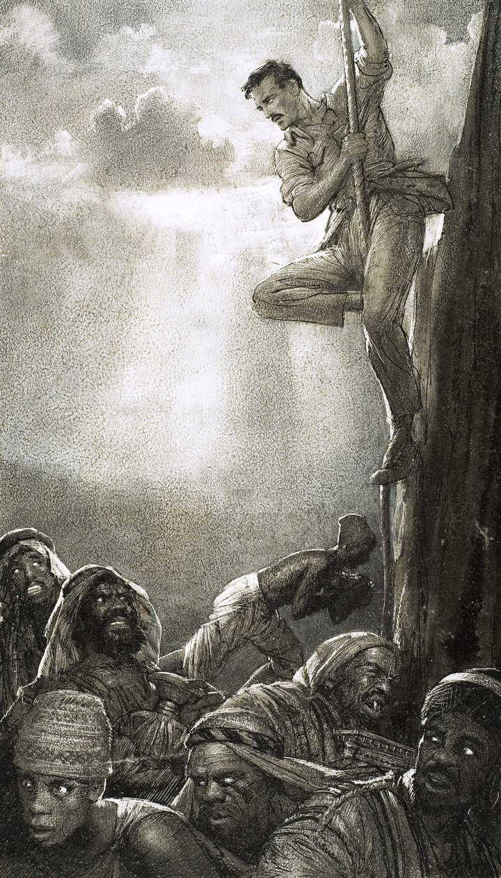 Gravrøverne, illustration fra 