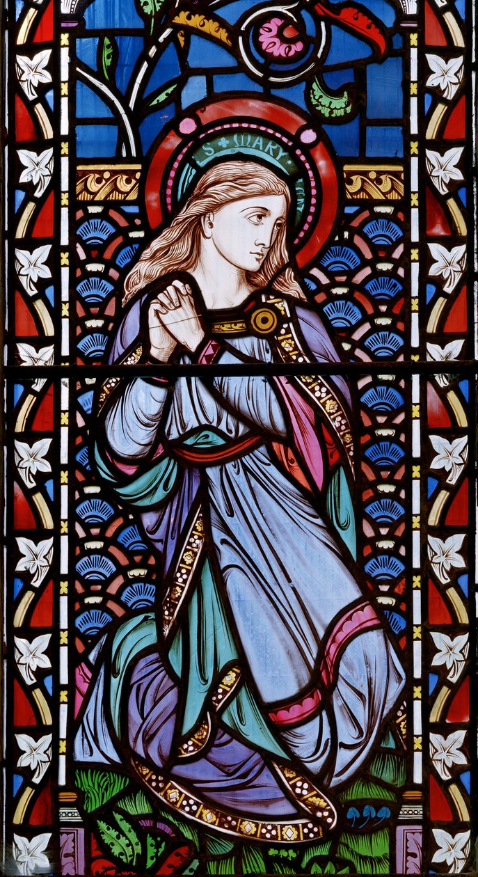 Lazaruss Sister, ca. 1861 (farvet glas) af John Millner Allen