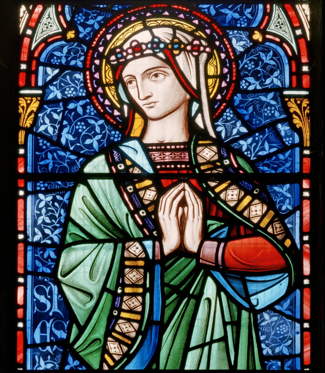 Worcester Cathedral, Lavers & Barraud, John Millner Allen (1827-1902), Hope, 1862 af John Millner Allen