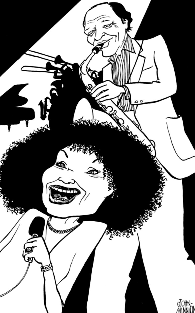 Cleo Laine og Sir John Dankworth Dame Cleo Laine, Lady Dankworth, født Clementina Dinah Campbell af John Minnion