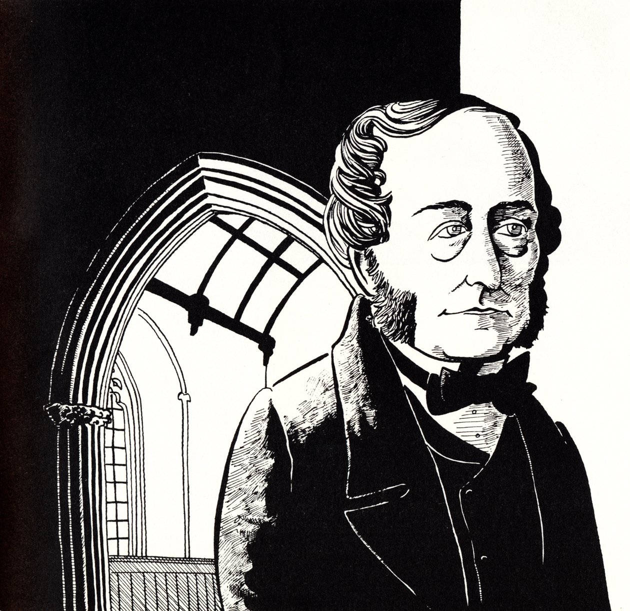 Samuel WESLEY, karikaturer af John Minnion
