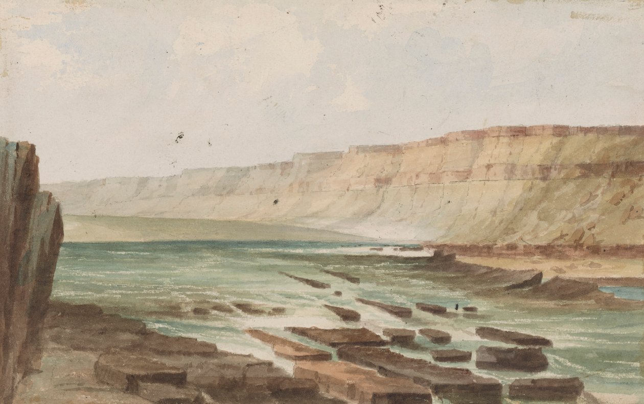 Columbia River Mouth of Des Shutes af John Mix Stanley