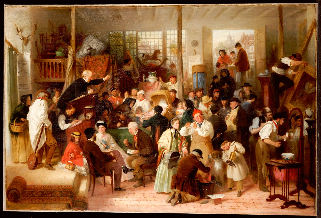 Auktionen, 1863 af John Morgan