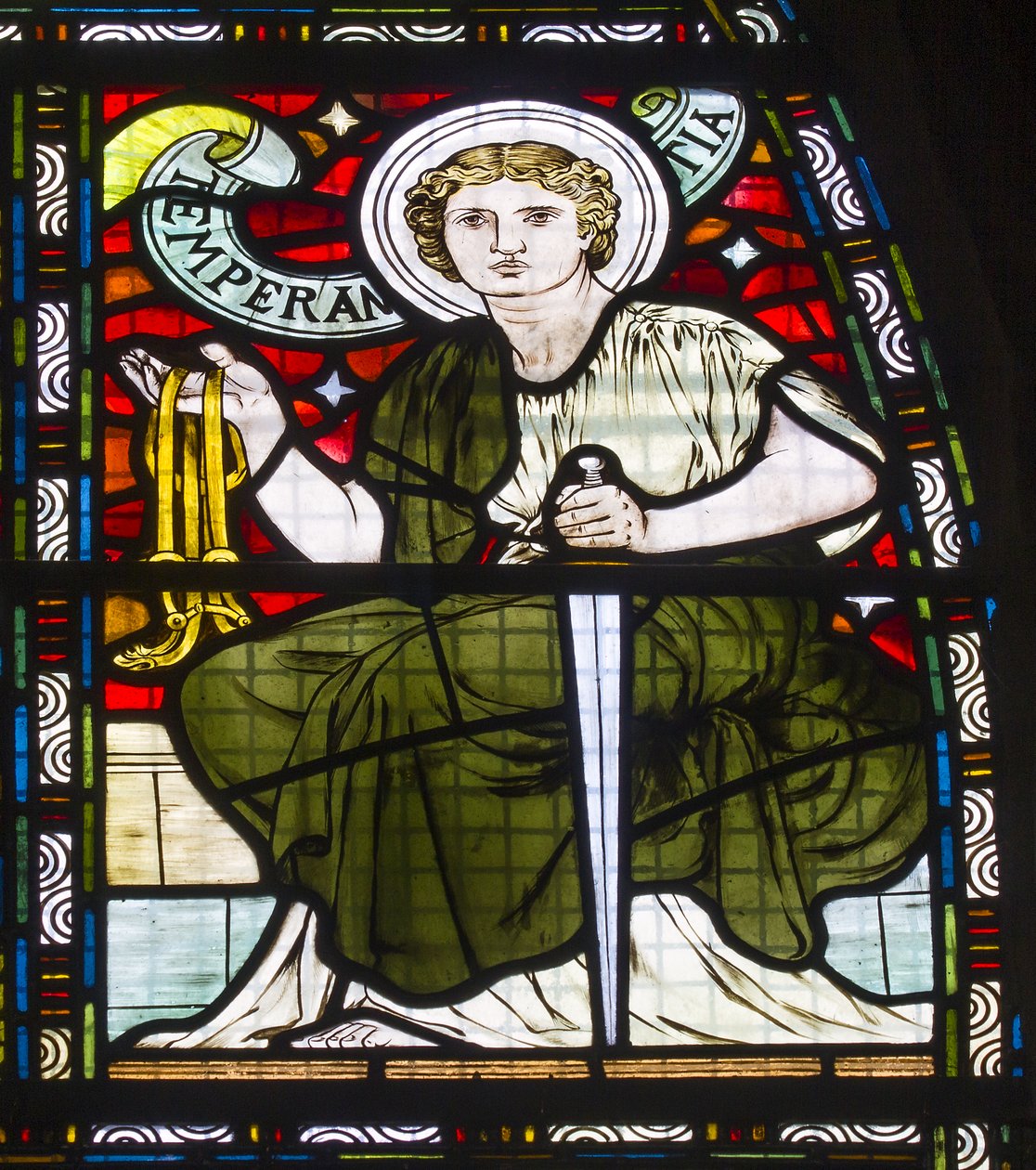 Paisley Abbey, Cottire & Co, tilskrevet John Moyr Smith, Temperance, 1873 af John Moyr attr.to Smith