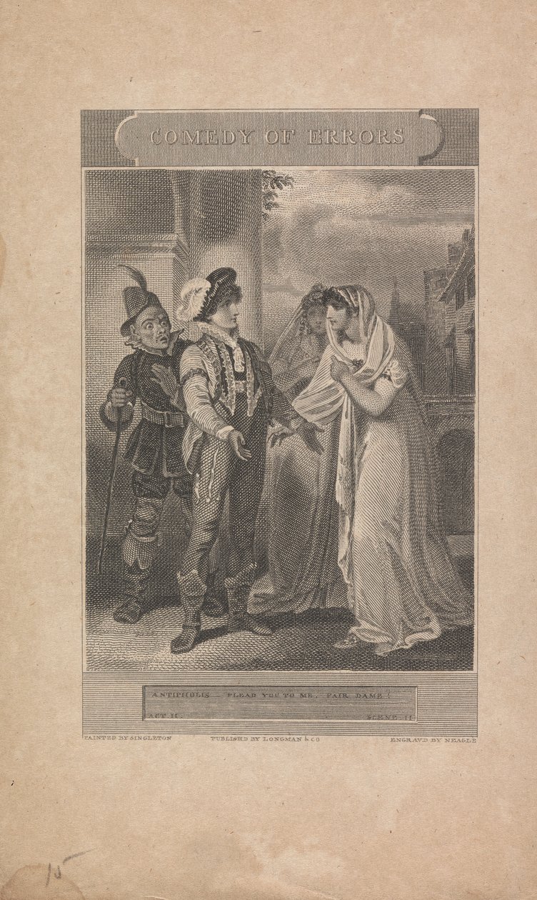 Comedy of Errors, Akt II, Scene II af John Neagle