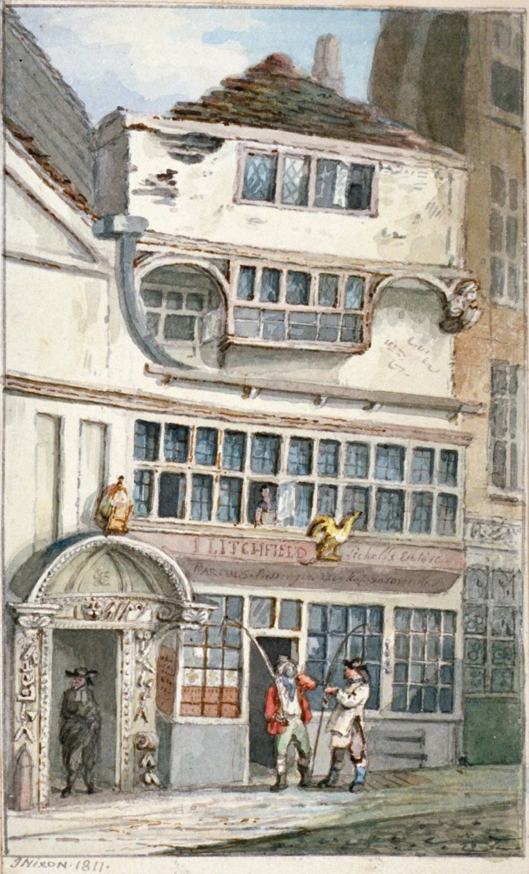 Leadenhall Street, City of London, 1811 af John Nixon