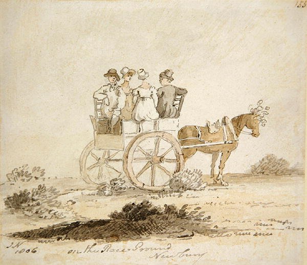 På Raceground, Newbury af John Nixon