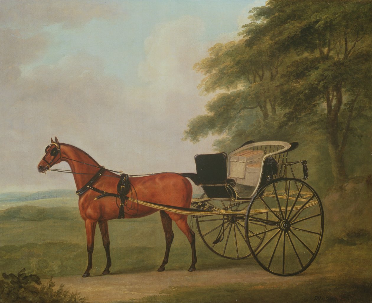 En bugt spændt til en Tilbury af John Nott Sartorius