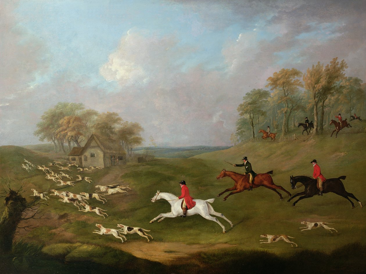 Going to Covert (olie på lærred) af John Nott Sartorius