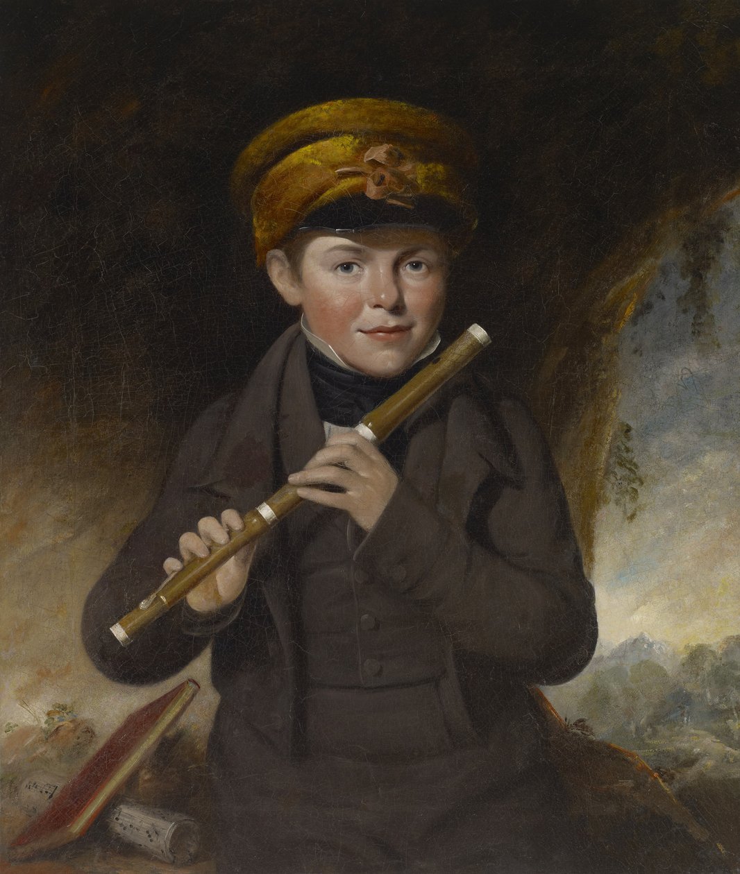 John Gurney, den lille fløjtespiller, ca. 1800 af John Opie
