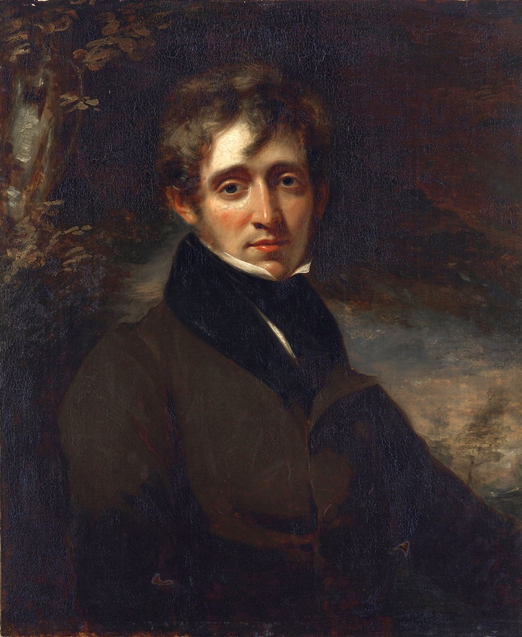 Portræt af digteren Thomas Moore (Mere) (1779-1852), af Opie, John (1761-1807). Olie på lærred af John Opie