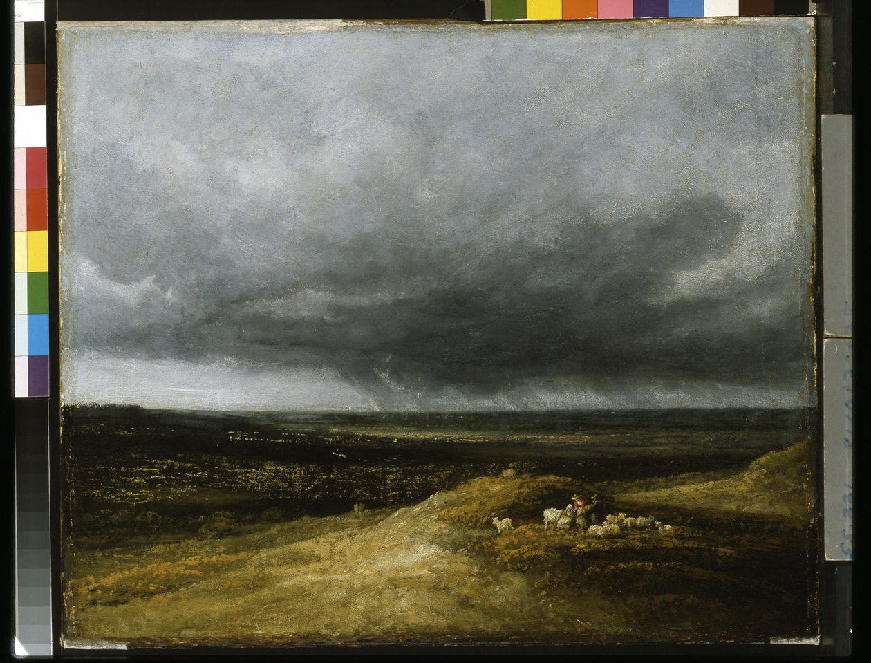 Approaching Storm (olie på lærred) af John Otis Adams