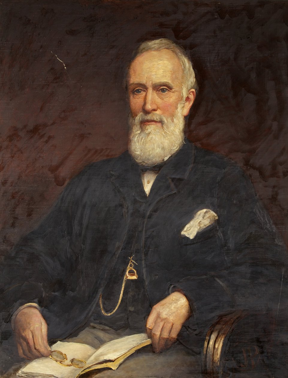 Portræt af William Jerdone Braikenridge (replika) (olie på lærred) af John Parker