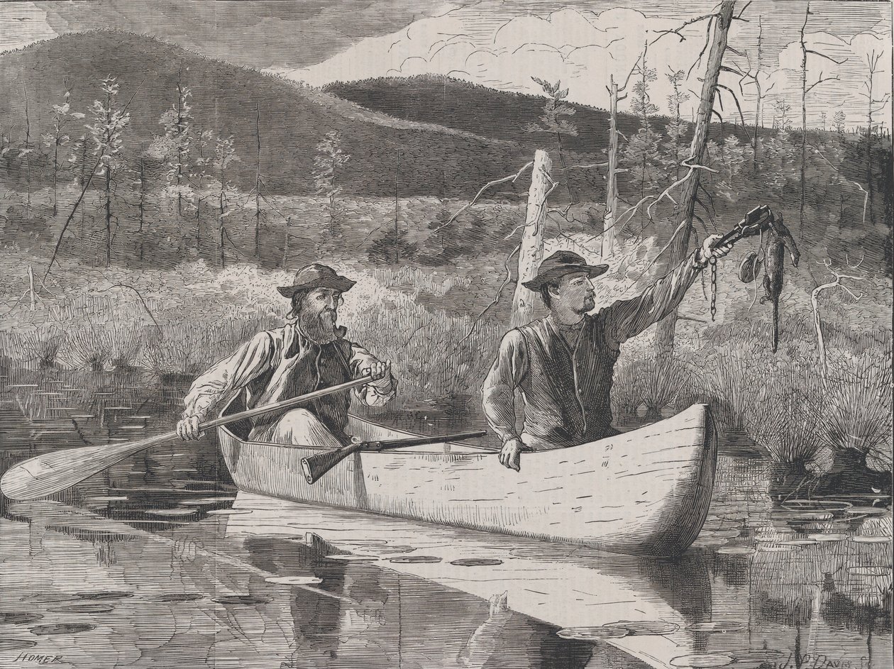 Fangst i Adirondacks Hver lørdag, Vol. I, Ny serie, 24. oktober 1870. af John Parker Davis