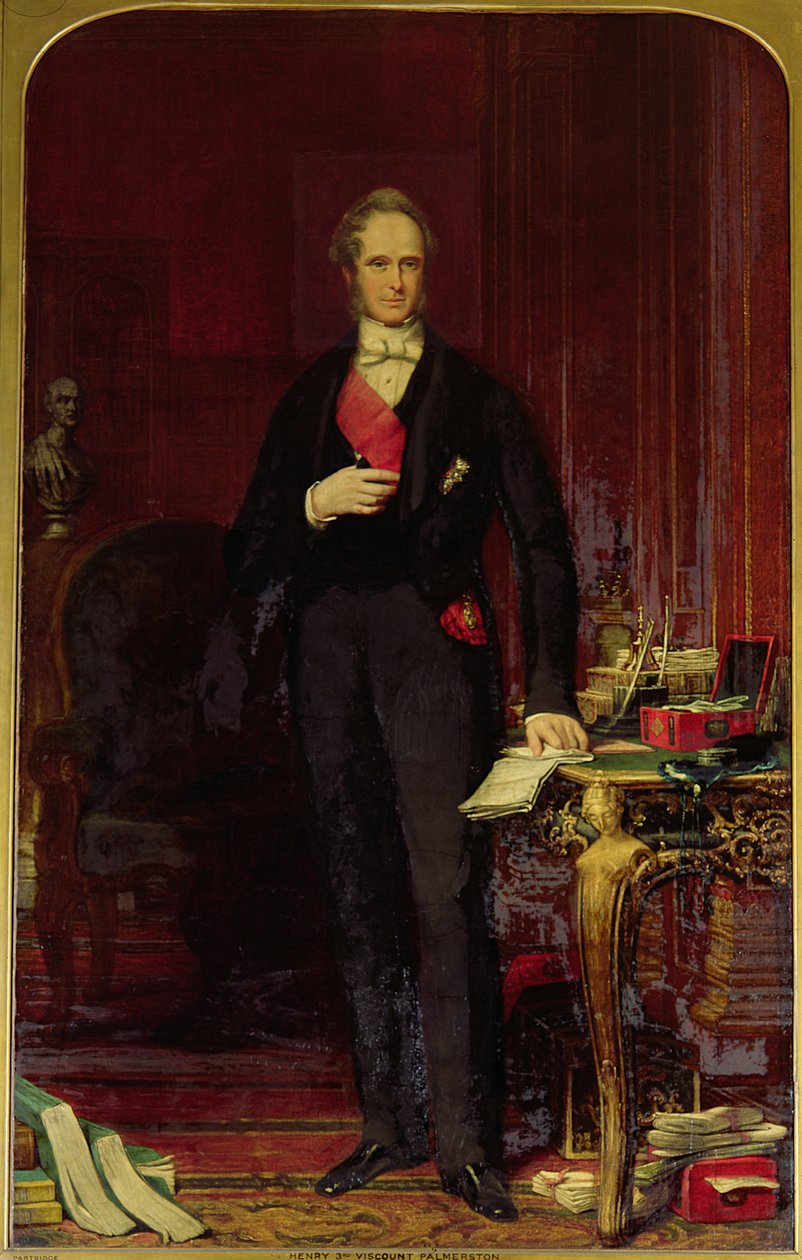 Henry, 3. Viscount Palmerston af John Partridge