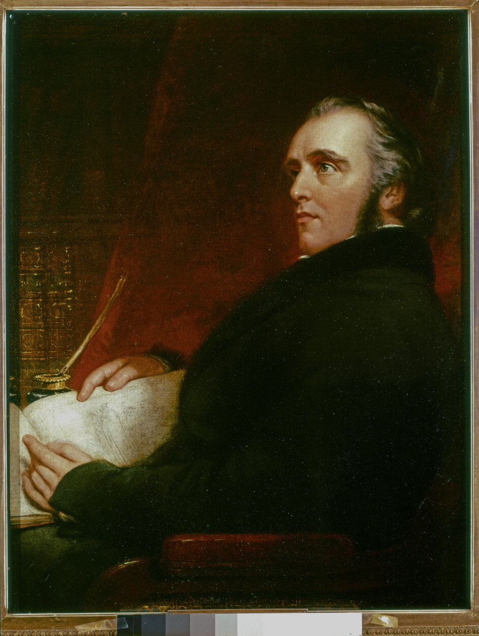 Thomas Babington MACAULAY, Portræt 1849-c.1853 (olie på lærred) af John Partridge