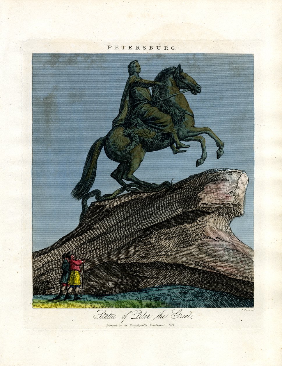 Rytterstatue af Peter den Store af John Pass