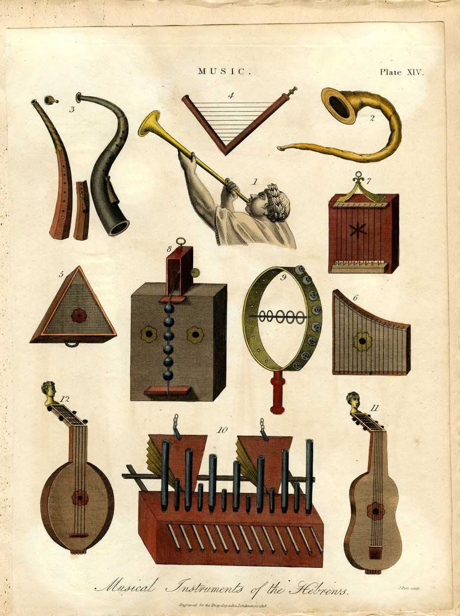 Hebræernes musikinstrumenter af John Pass