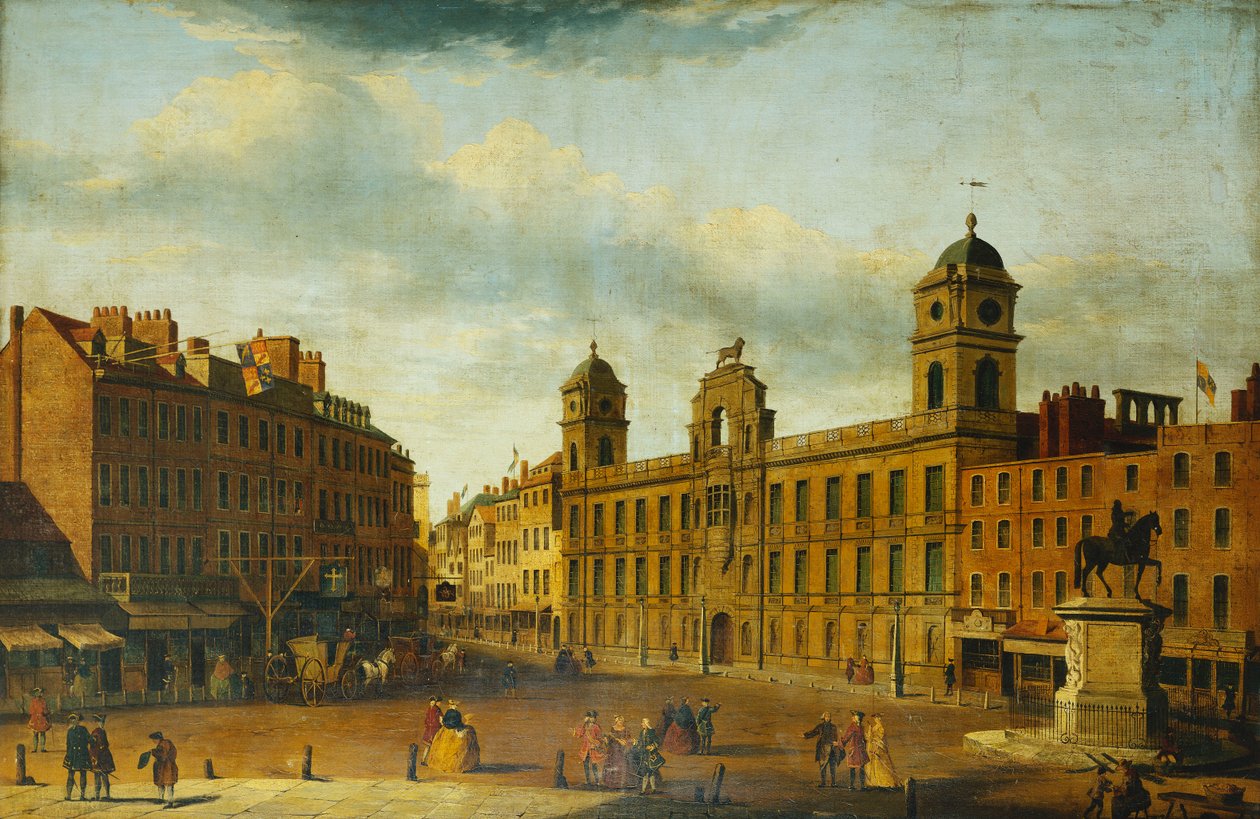 Old Northumberland House, Charing Cross, af John Paul