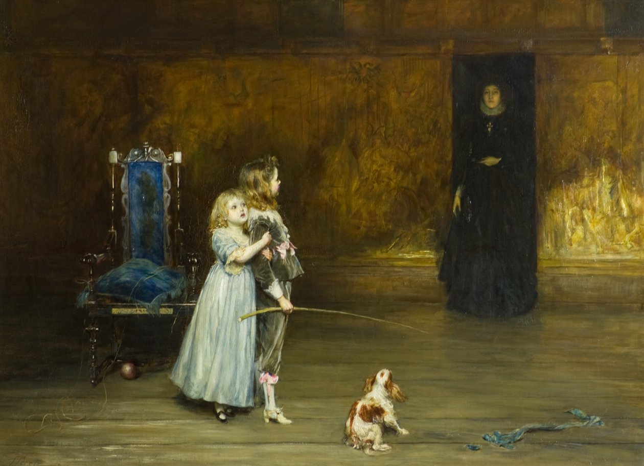 Scene fra Walter Scotts roman 