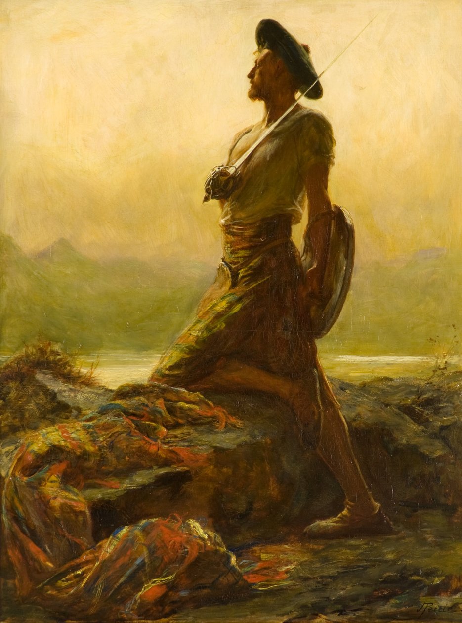 The Highland Outpost af John Pettie