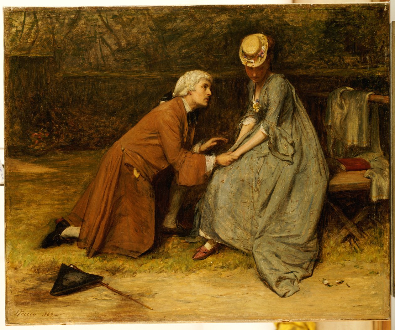 Forslaget, 1869 af John Pettie