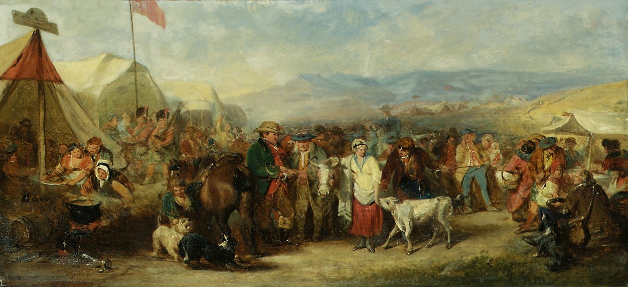 En sketch til "A Scotch Fair" af John Phillip