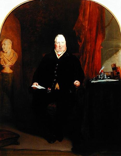 Portræt af Lord Panmure (olie på lærred) af John Phillip