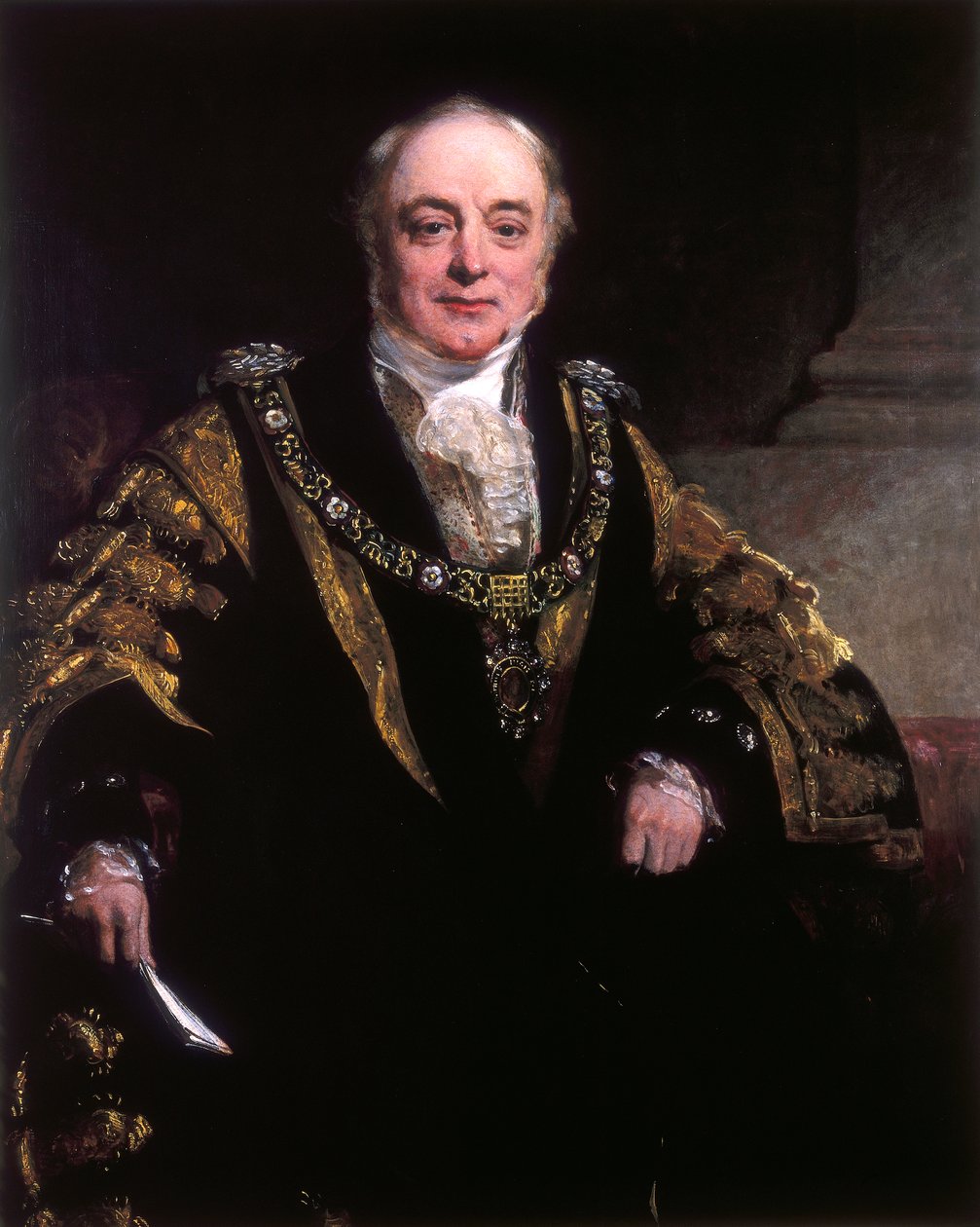 Sir John Musgrave. 1852 af John Preston Knight