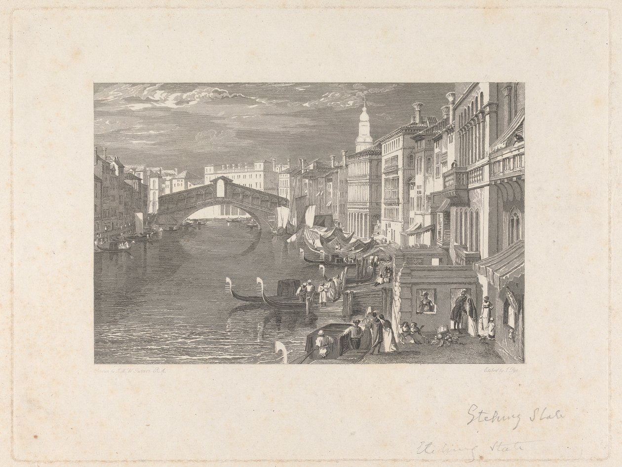 Rialto, Venedig af John Pye