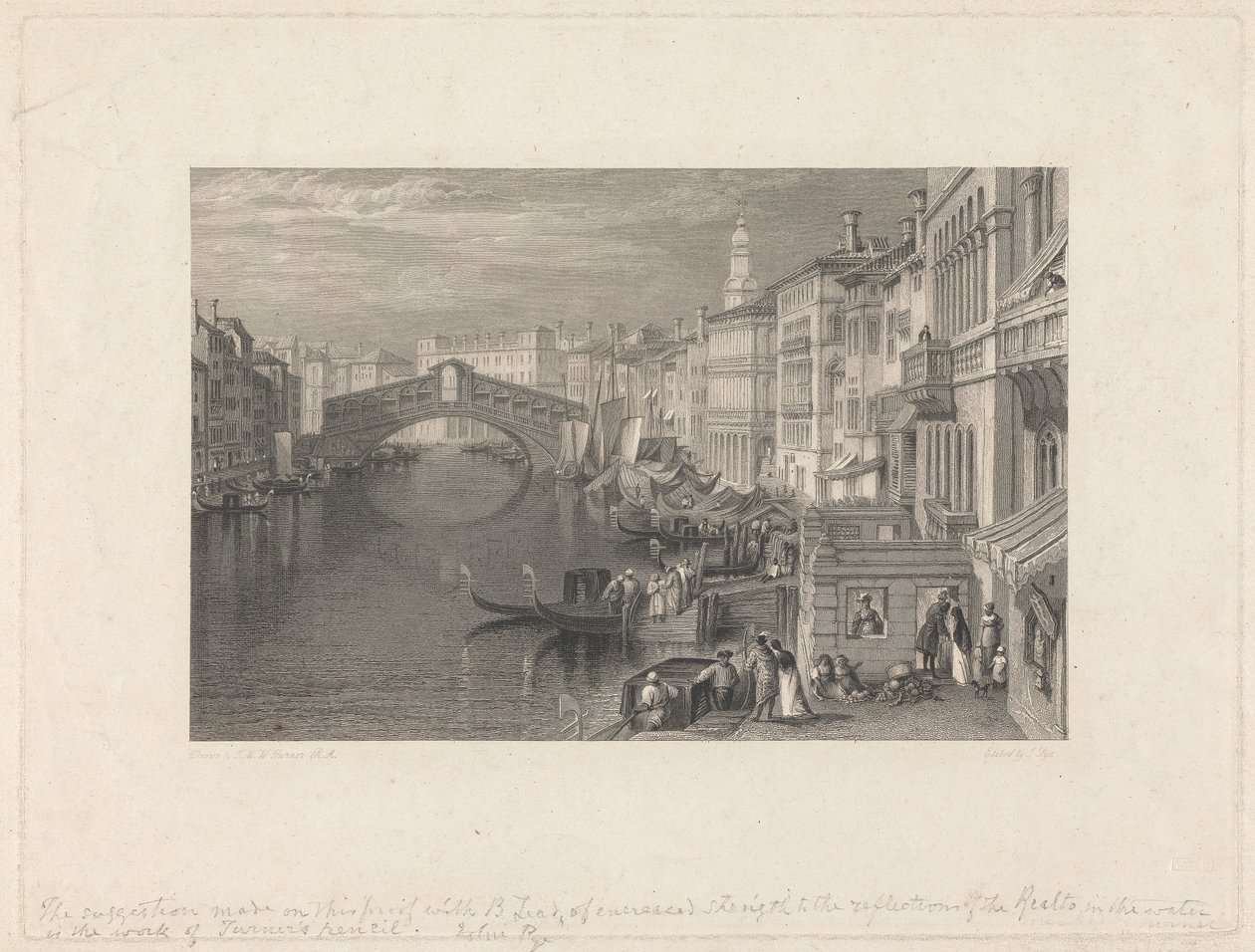 Rialto, Venedig af John Pye