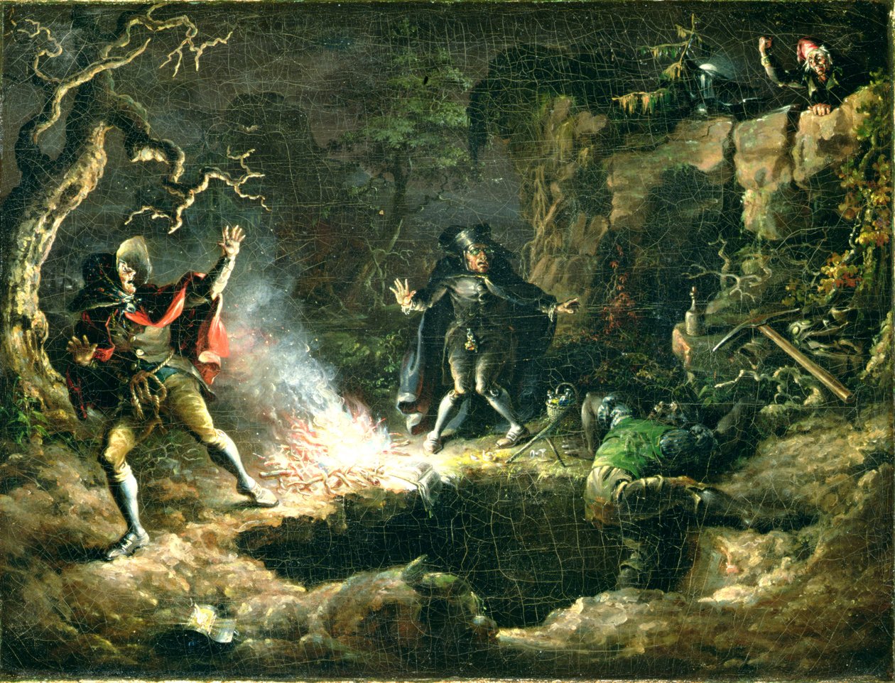 Pengegraverne af John Quidor