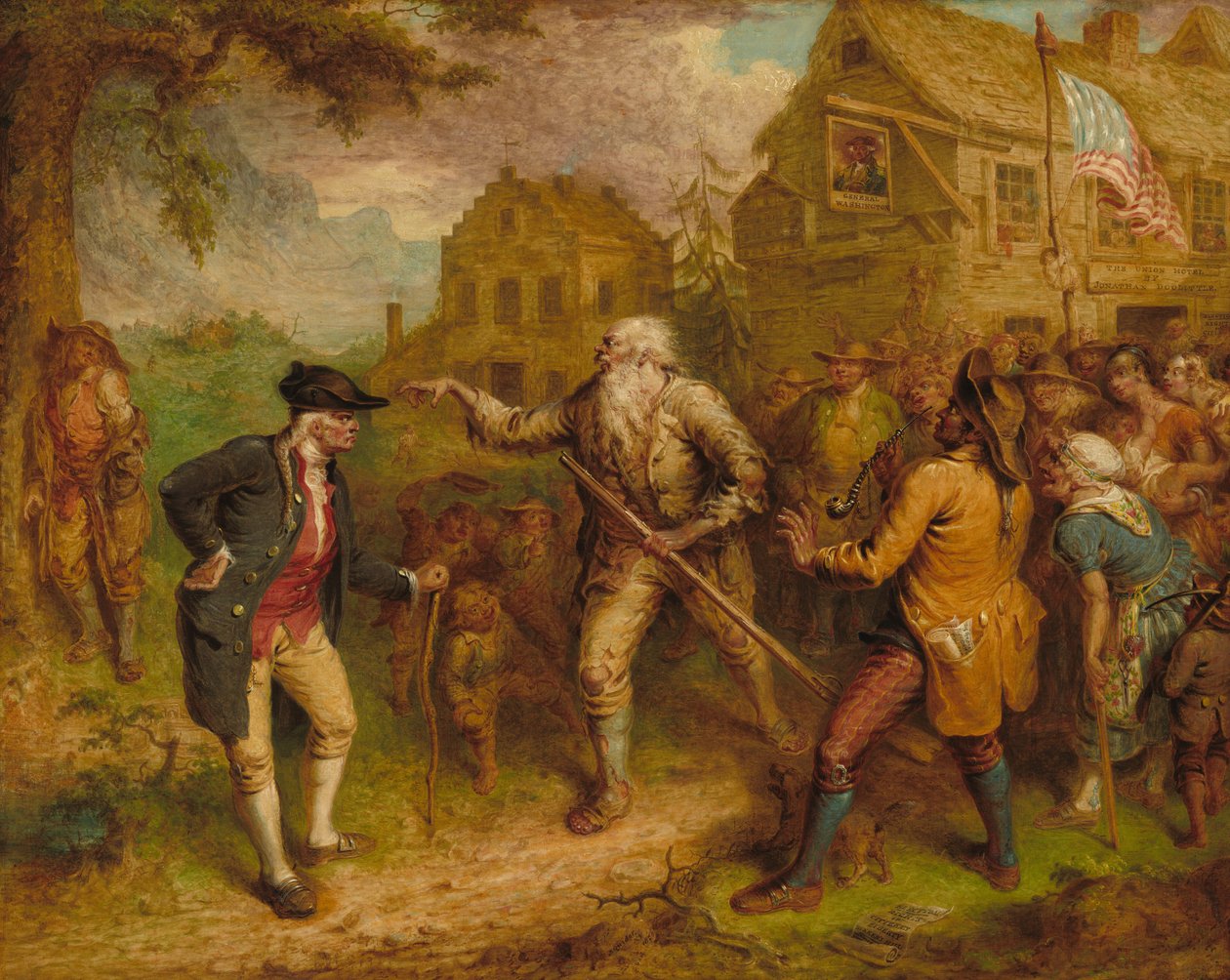 Rip Van Winkles tilbagevenden, 1849. af John Quidor