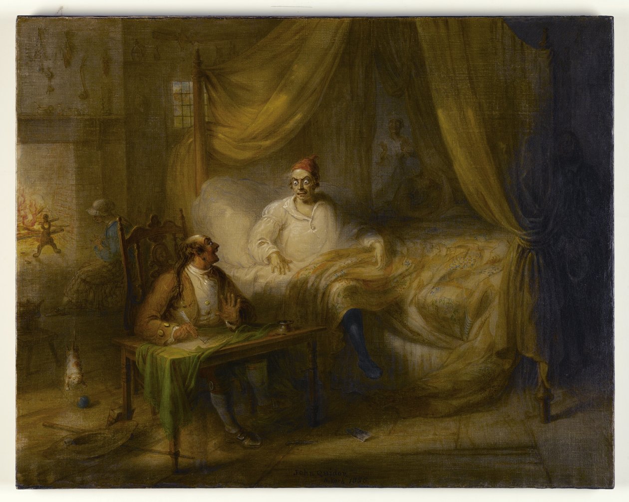 Wolferts Will, 1856 af John Quidor