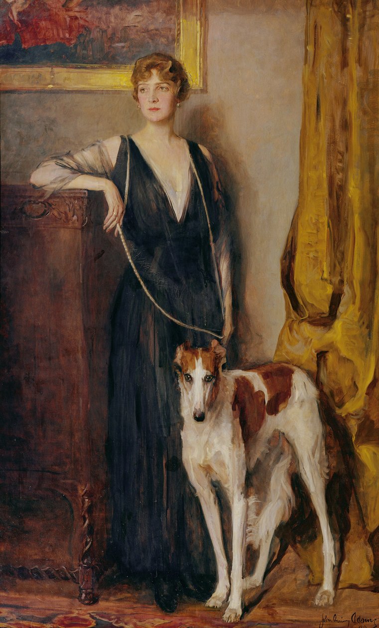 Grevinde Kitty von Schönborn-Buchheim 1885-1946, kommende baronesse de Rothschild, 1916. af John Quincy Adams