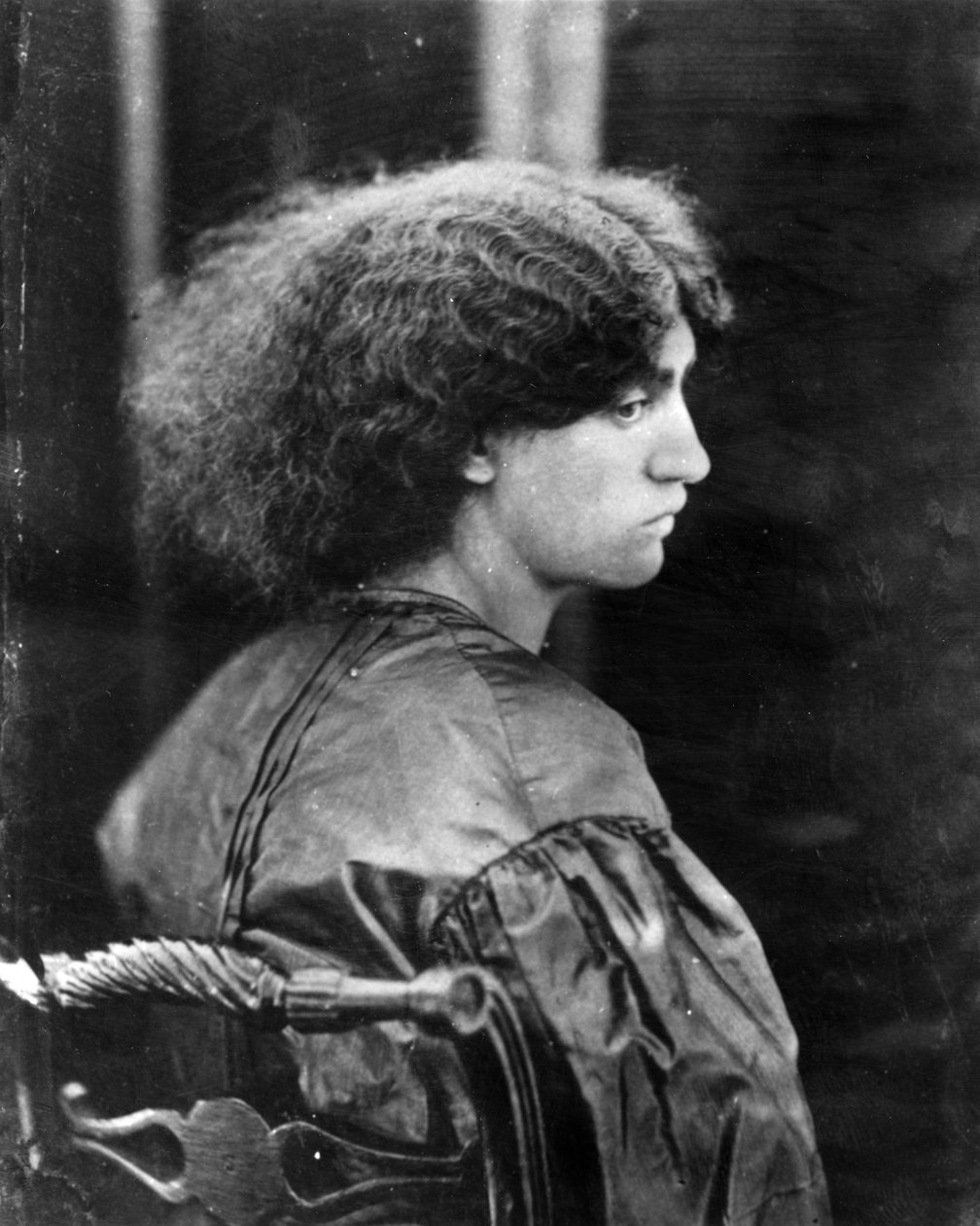 Jane Morris, poseret af Dante Gabriel Rossetti, 1865 (albumin print) af John R. Parsons