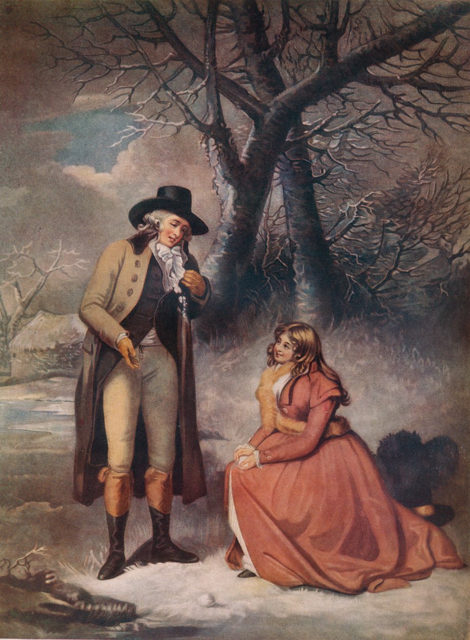 A Christmas Gambol, c1700-tallet, 1919 af John Raphael Smith