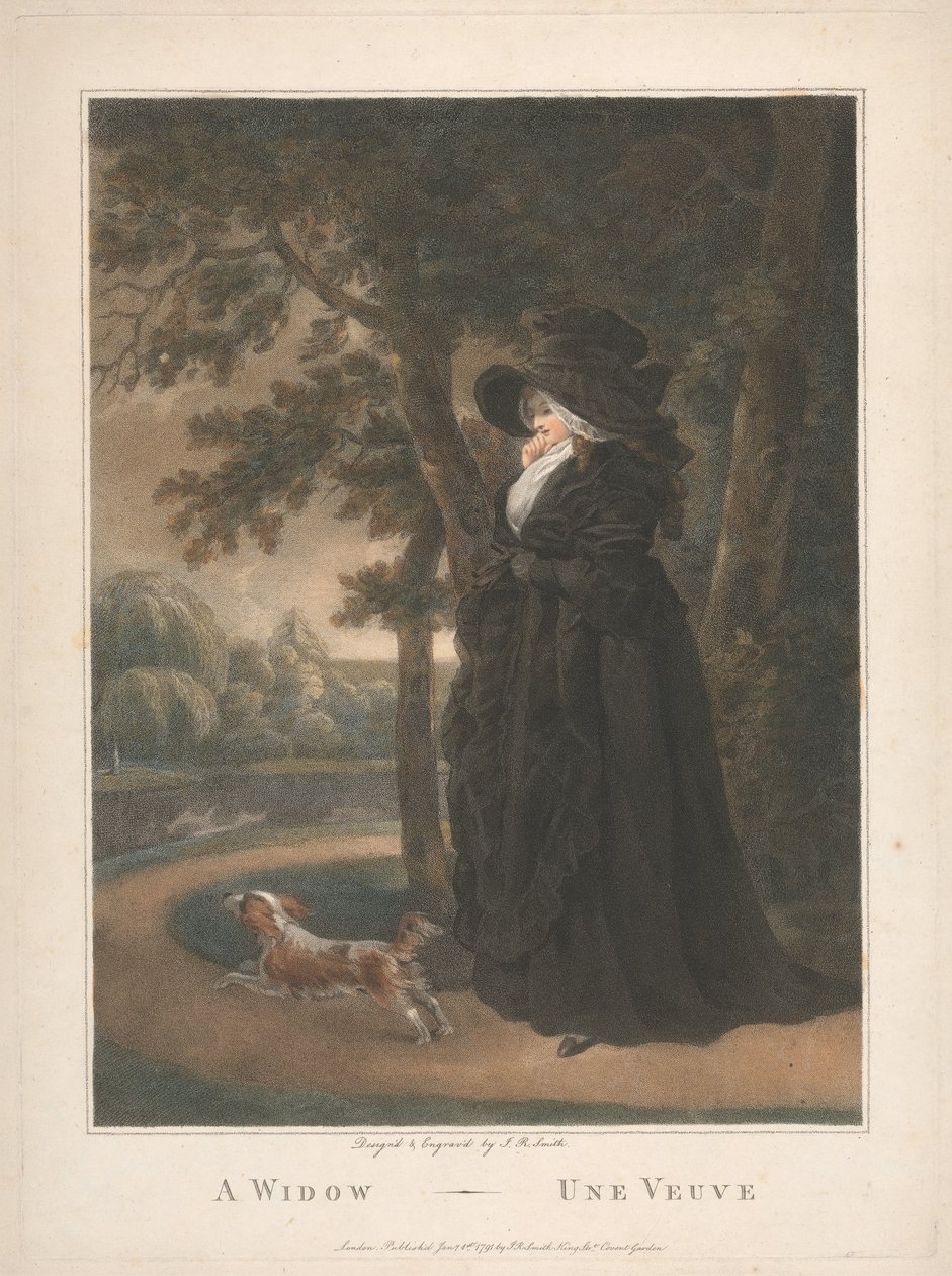 A Widow – En enke af John Raphael Smith