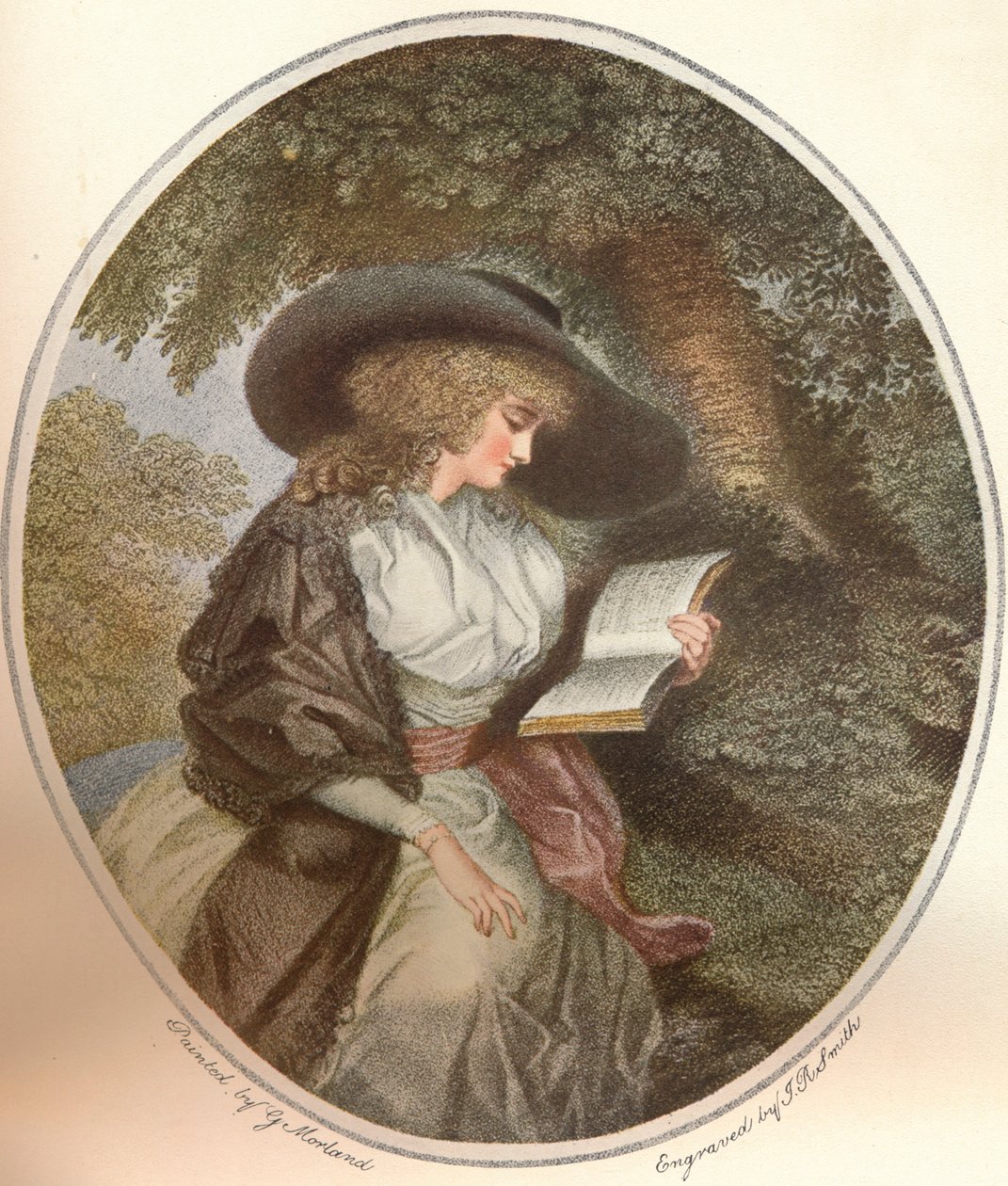 Delia på landet, 1788, 1902 af John Raphael Smith