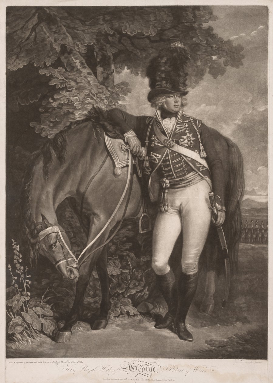 George, Prins af Wales af John Raphael Smith