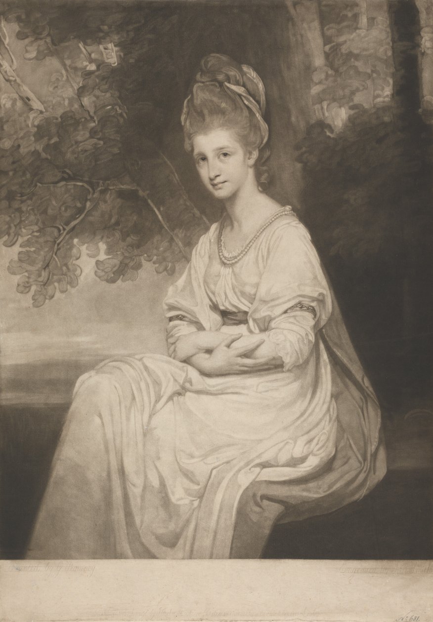 Henrietta, grevinde af Warwick af John Raphael Smith